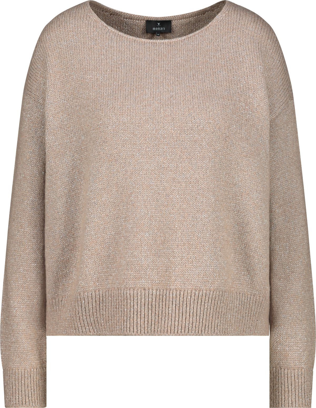 Monari Damen Pullover braun