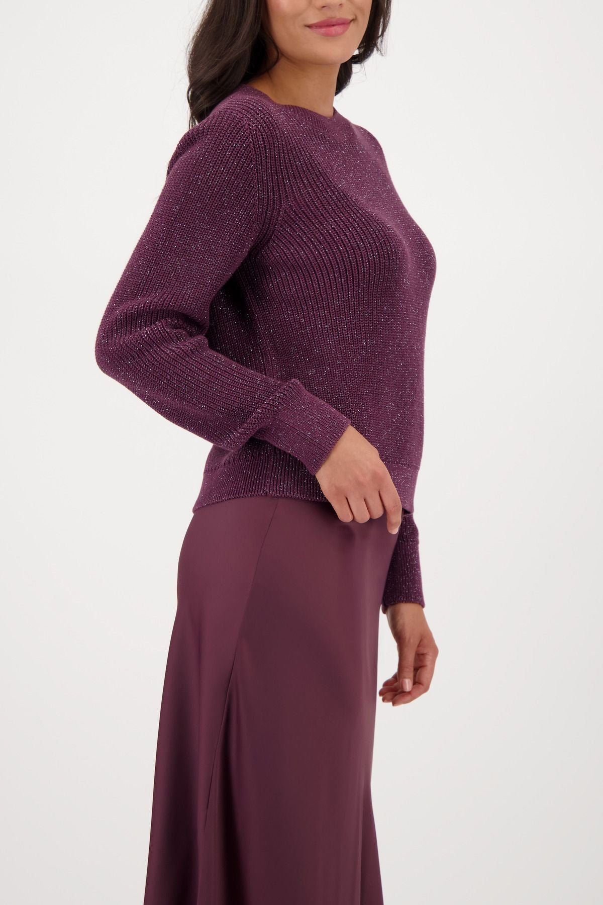 Monari Damen Pullover rot