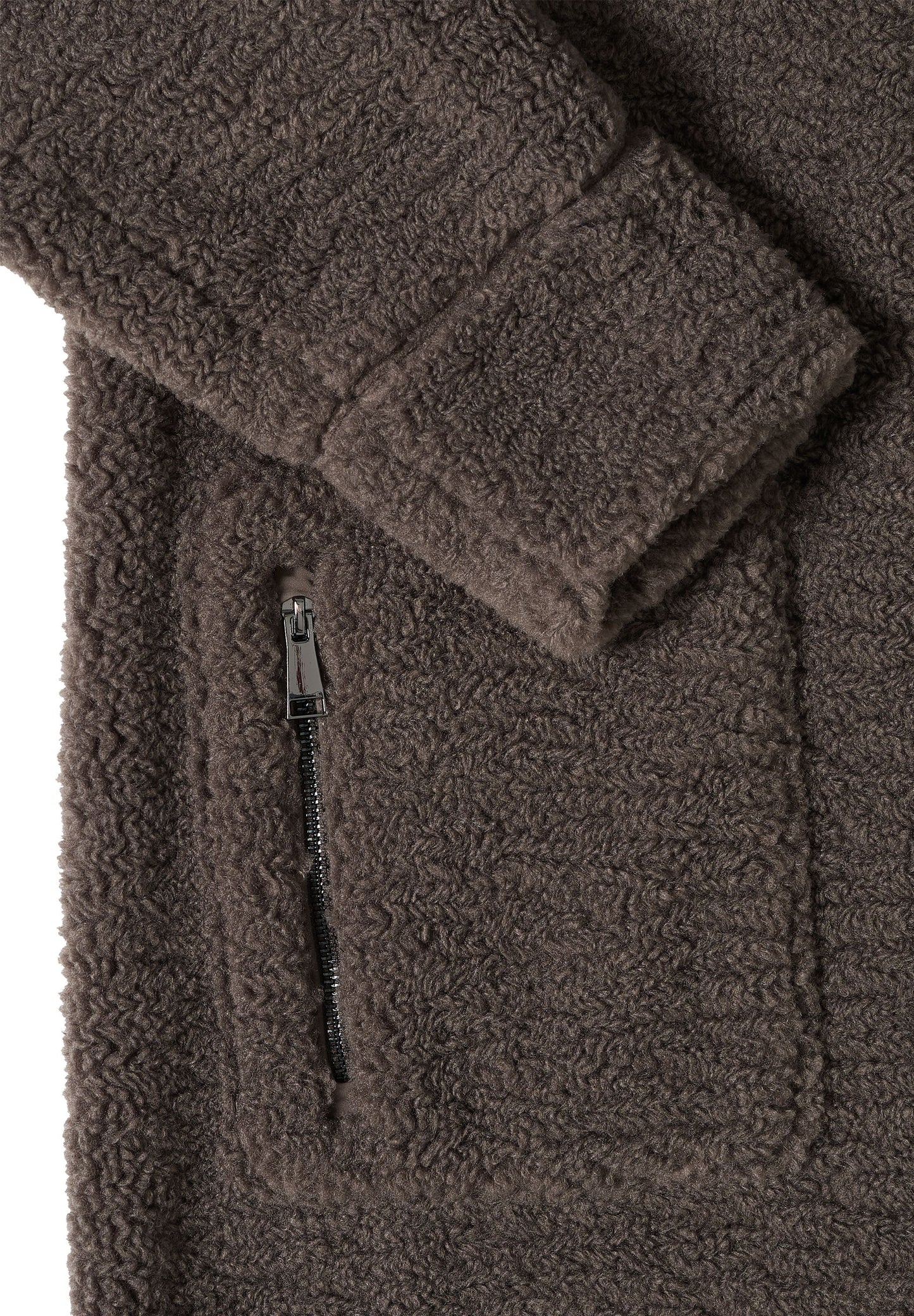 Cecil – Cecil Damen Teddy Mantel mit Kapuze