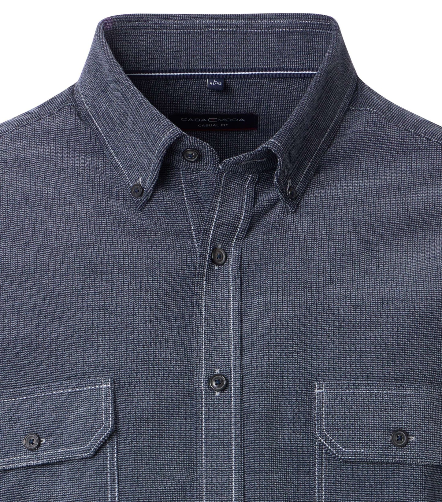 Casa Moda Herren Hemd blau