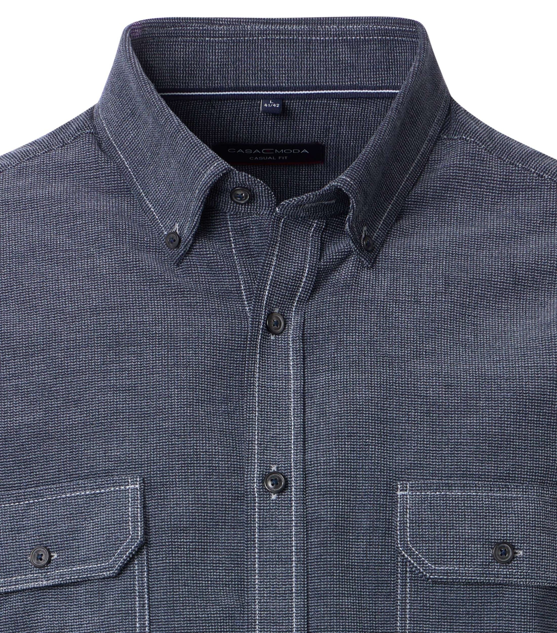 Casa Moda Herren Hemd blau