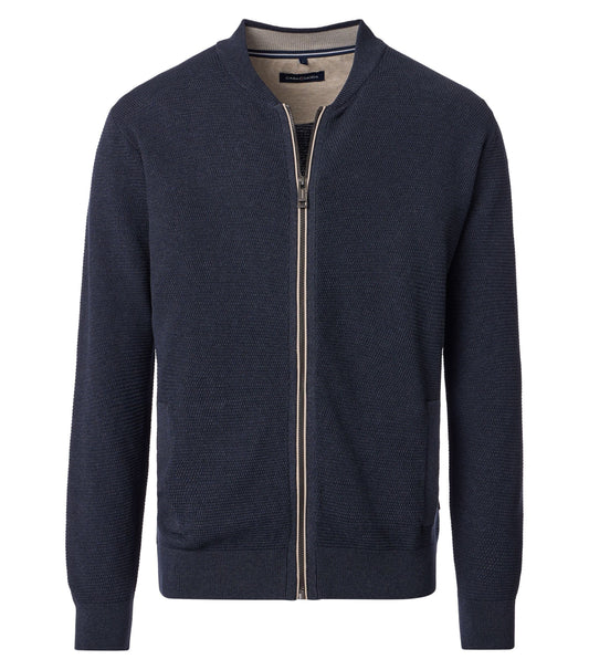 Casa Moda Herren Strickjacke blau