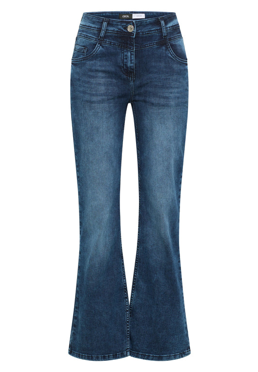 Cecil Damen Jeans 32 blau