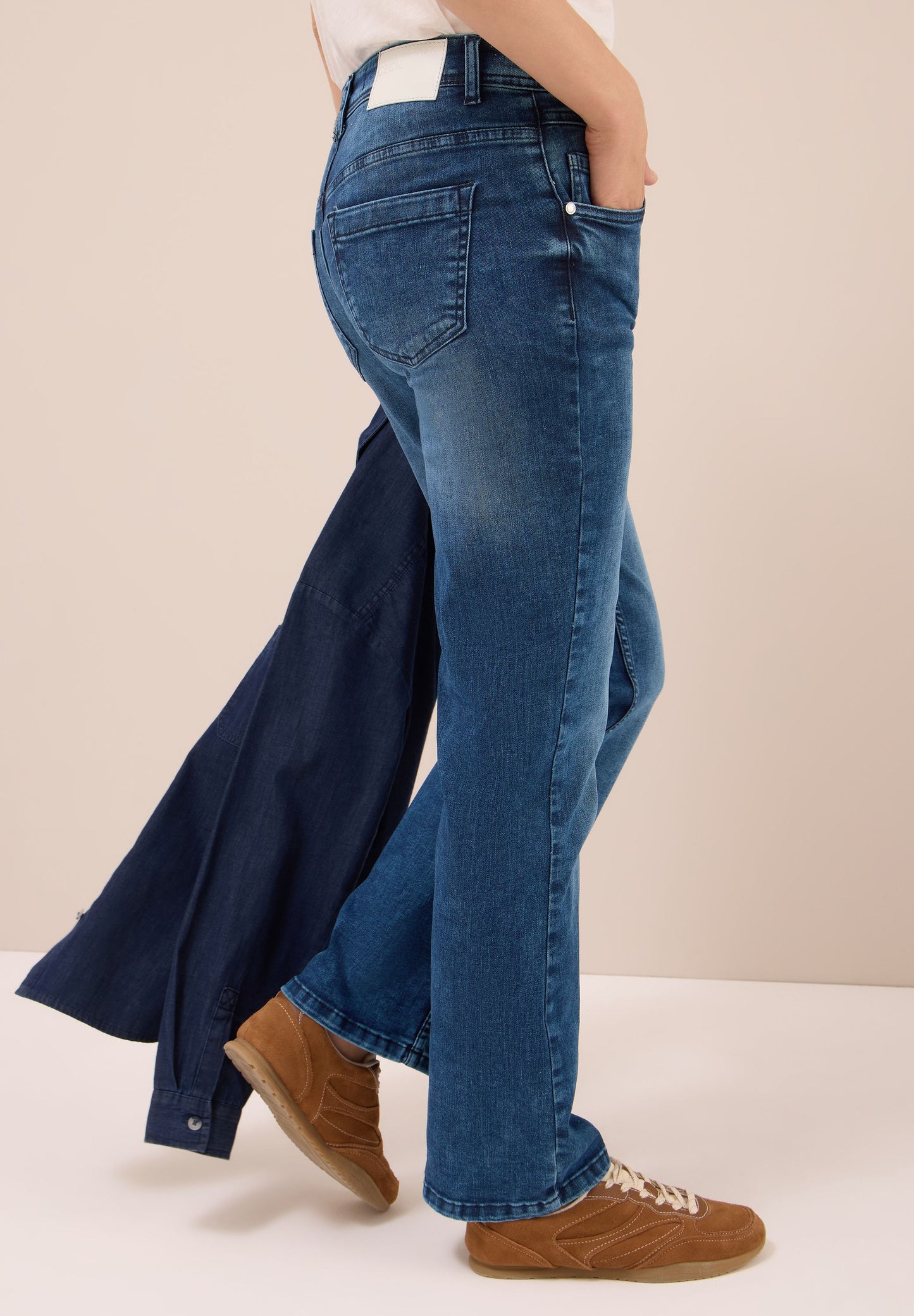 Cecil Damen Jeans blau