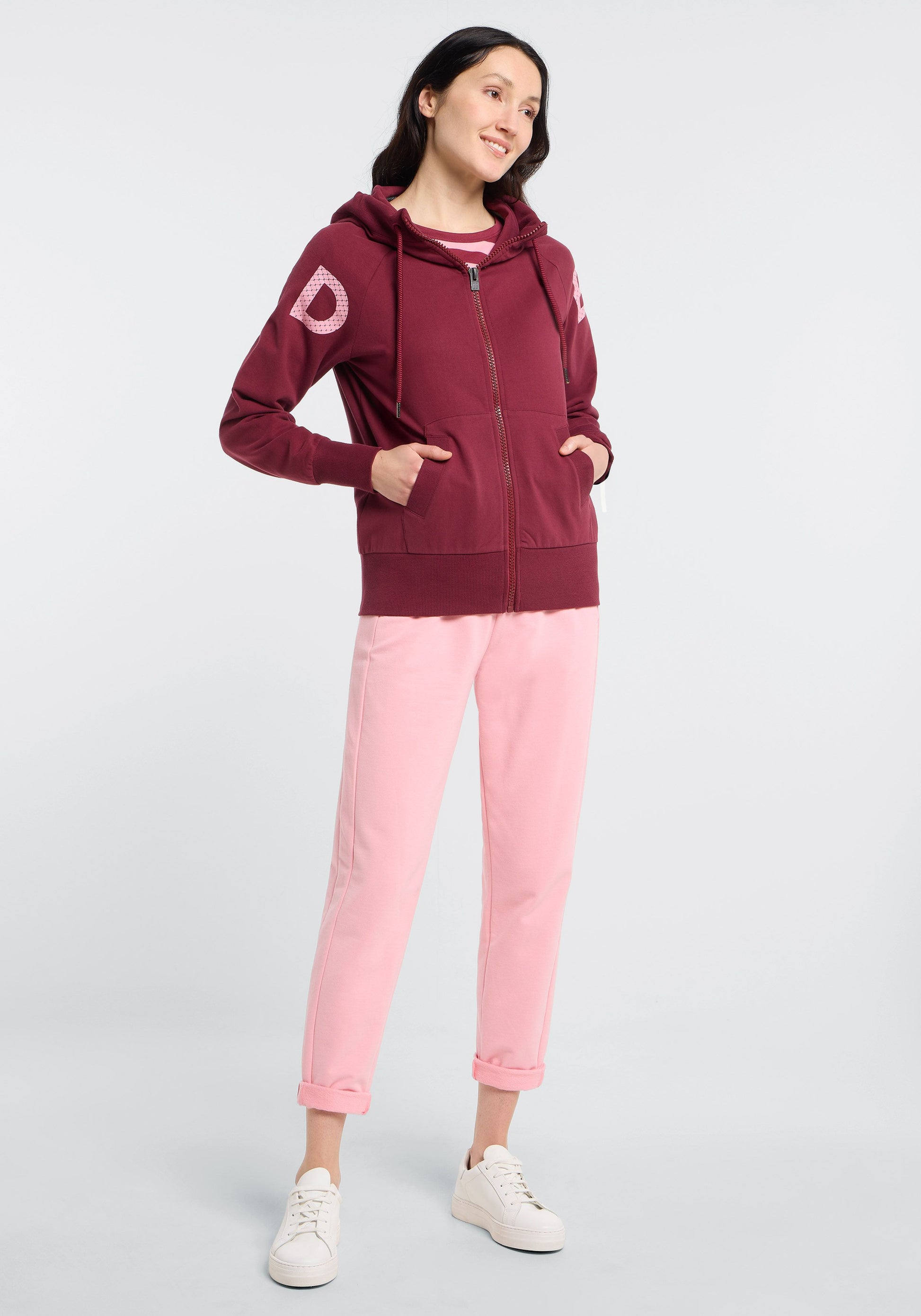 Elbsand Damen Sweatjacke ESW_Kalea rot