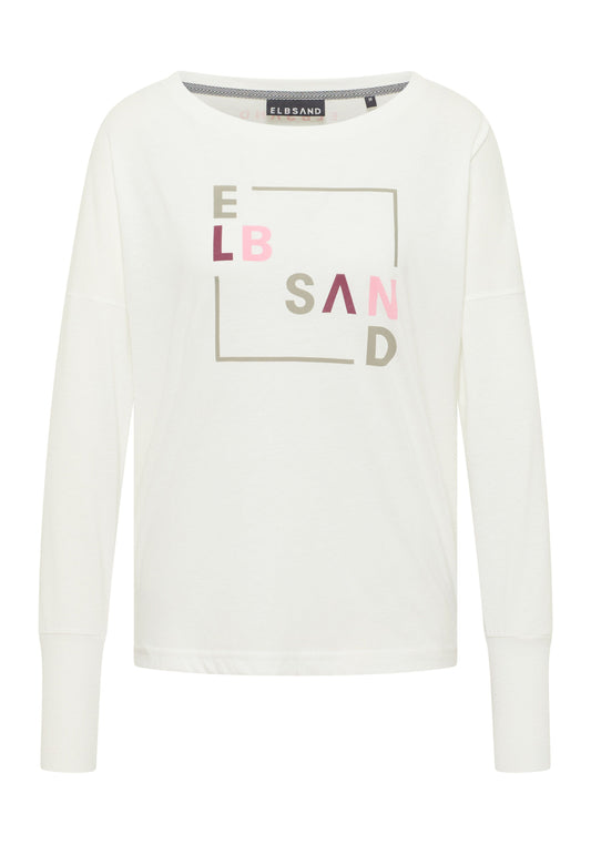 Elbsand Damen Longsleeve ESW_Iruna weiß