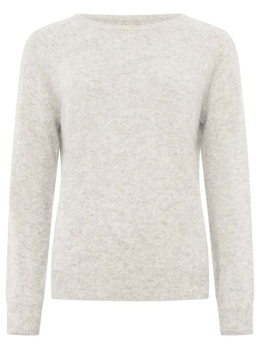Zwillingsherz Damen 100% Cashmere Pullover "Blogger Style" grau