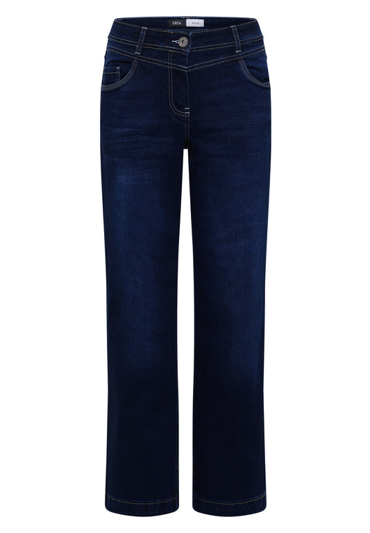 Cecil Damen Jeans 32 blau