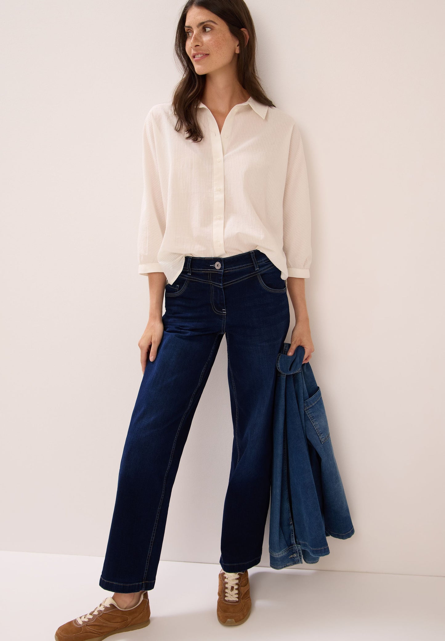 Cecil Damen Jeans blau