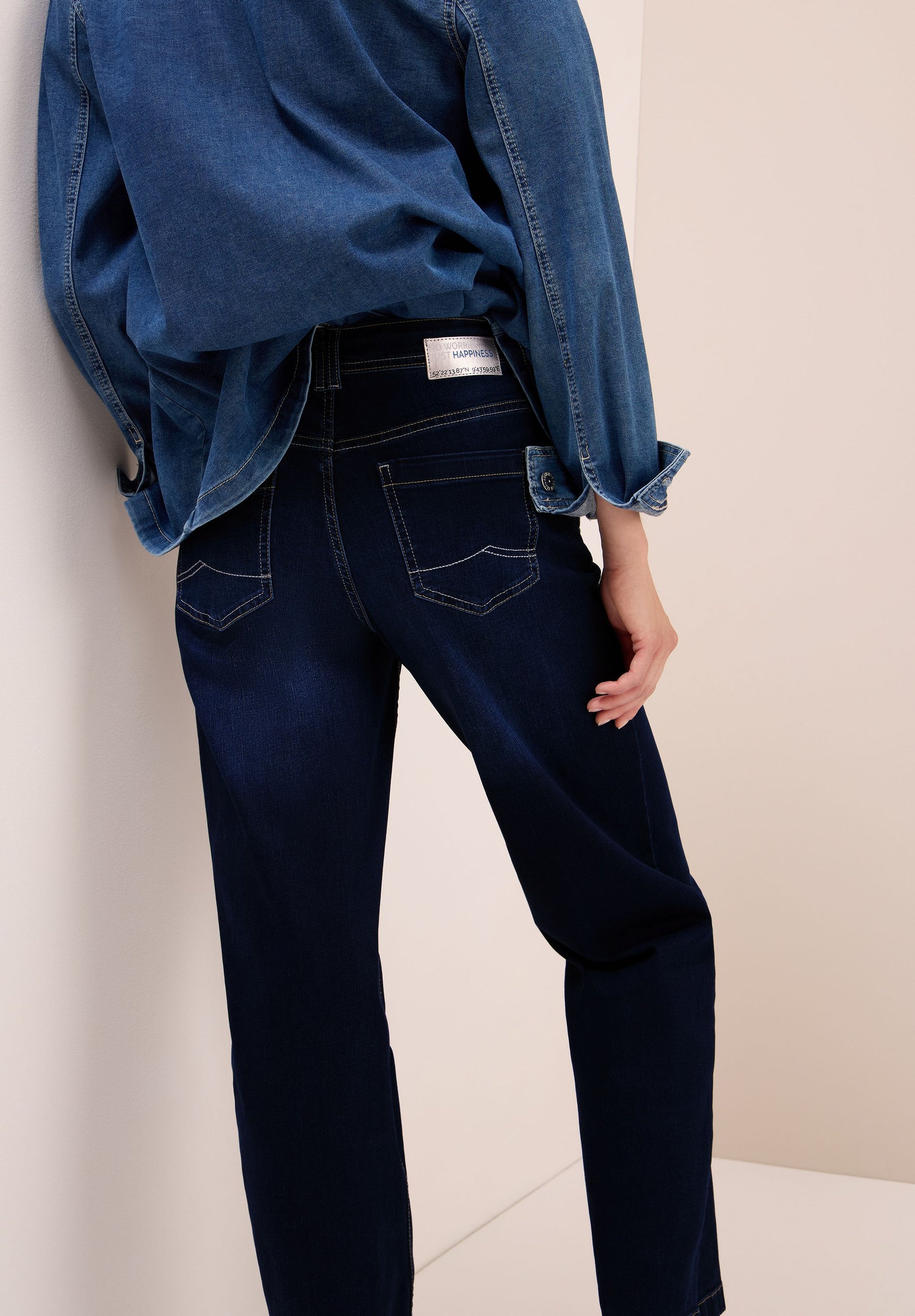 Cecil Damen Jeans blau