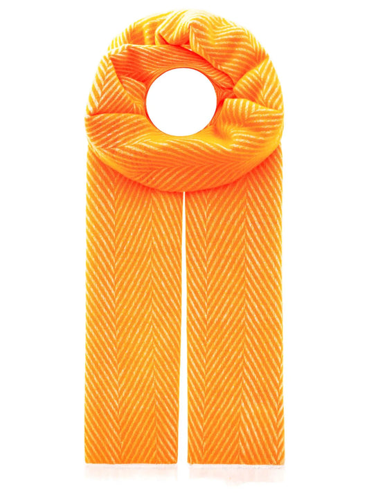 Kurt Kölln – Zwillingsherz Damen Schal Kleine Streifen und Tassel