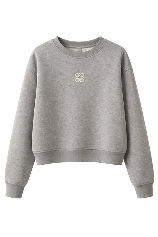 Smith&Soul – Smith&Soul Damen Oversize Cropped Sweatshirt