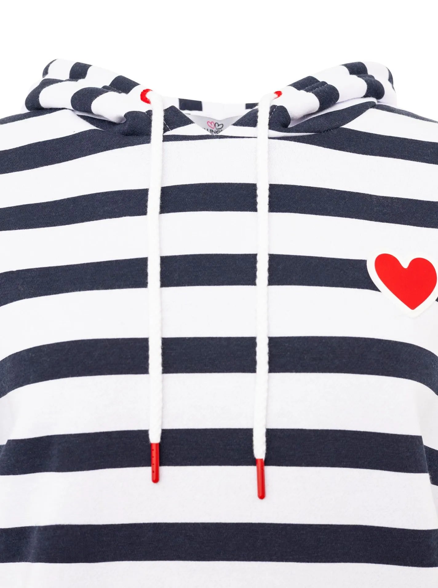 Kurt Kölln – Zwillingsherz Damen Hoodie Streifen Herz