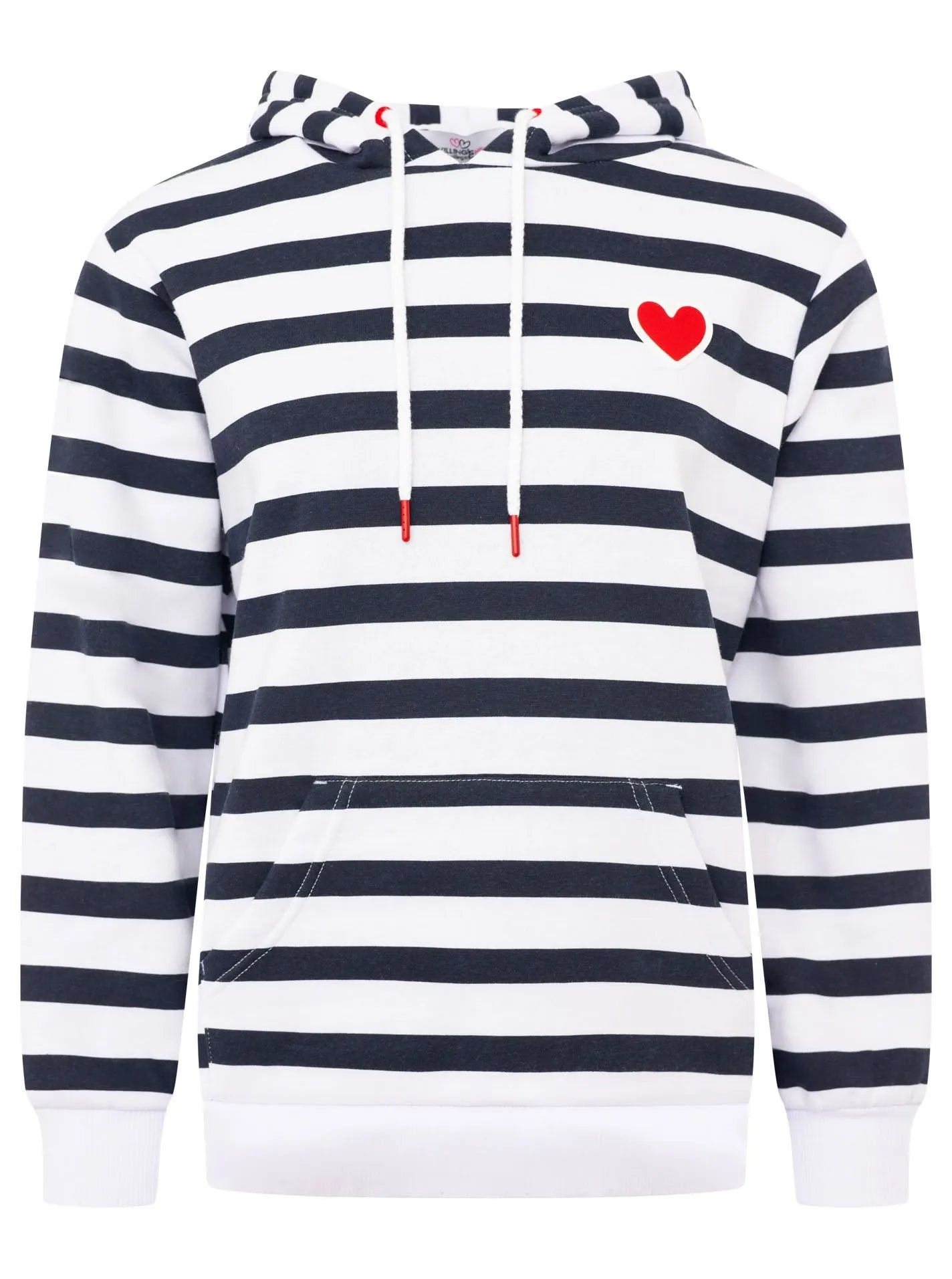 Kurt Kölln – Zwillingsherz Damen Hoodie Streifen Herz