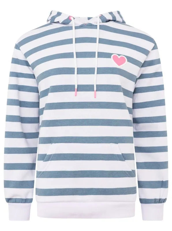 Kurt Kölln – Zwillingsherz Damen Hoodie Streifen Herz