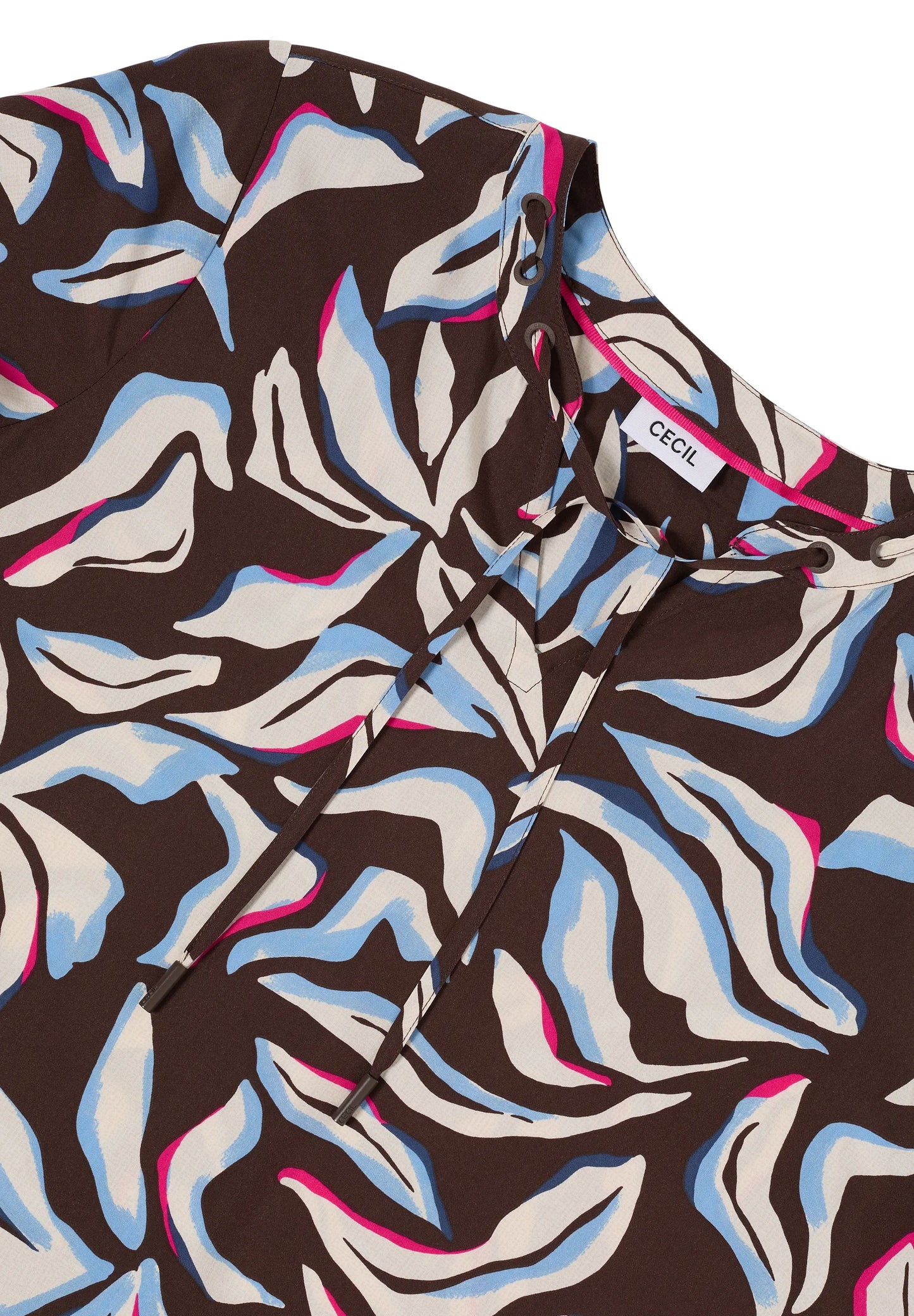 Cecil – Langarm Bluse mit floralem Print