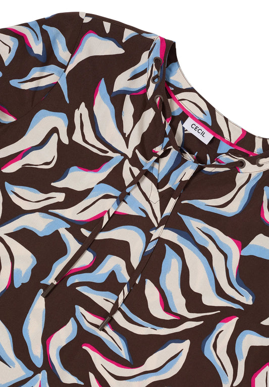 Cecil – Langarm Bluse mit floralem Print
