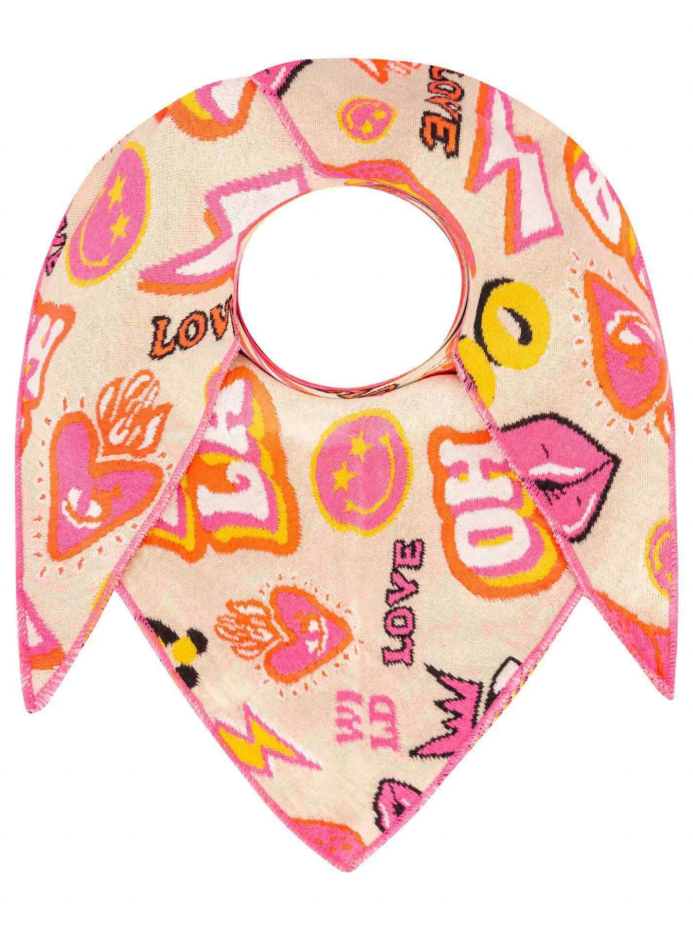 Zwillingsherz Damen Dreieckstuch "OOPS"