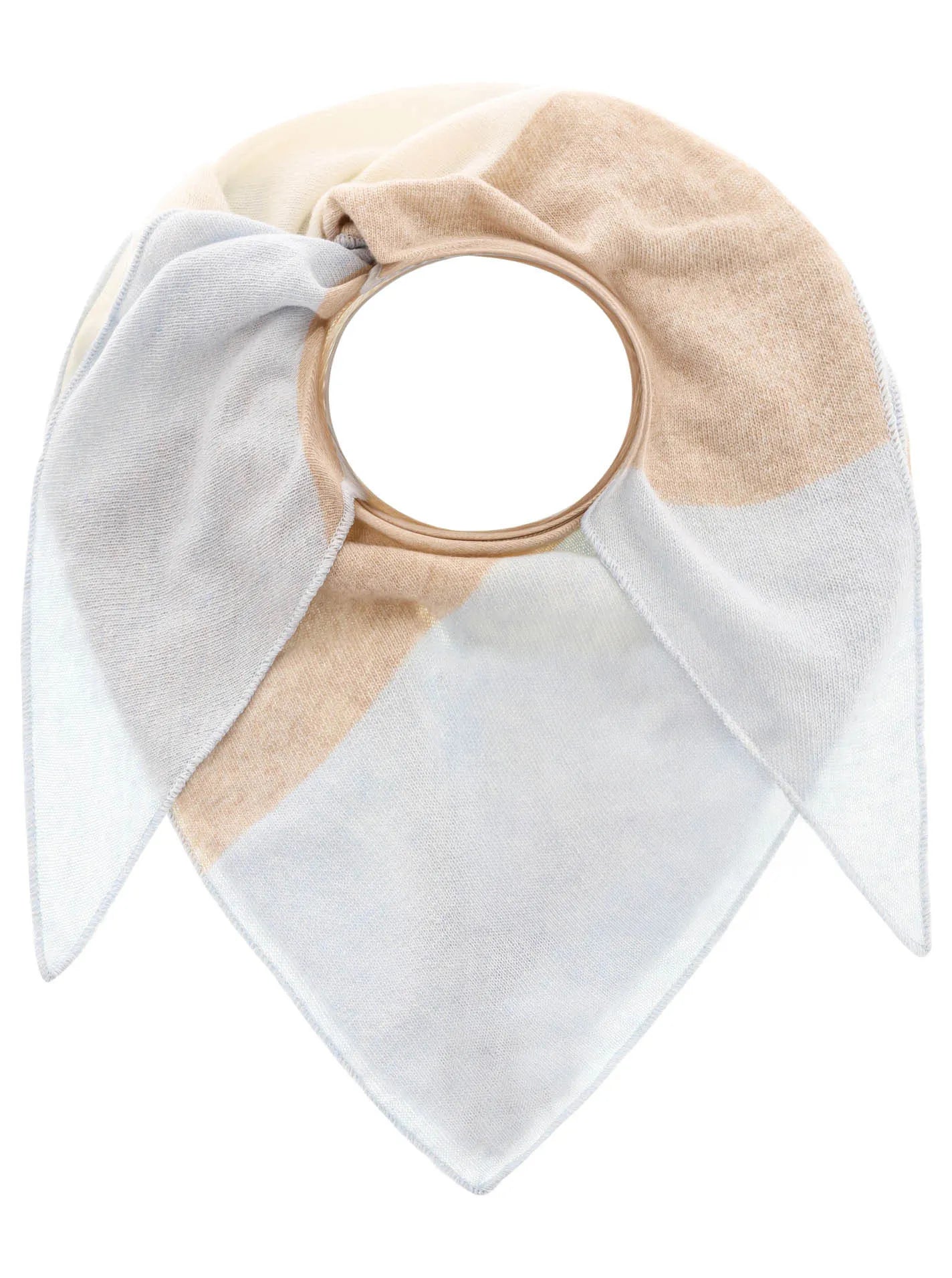 Zwillingsherz Damen Dreieckstuch "Blockstreifen"