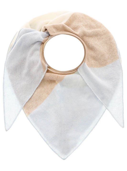 Zwillingsherz Damen Dreieckstuch "Blockstreifen"