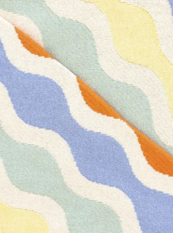 Zwillingsherz Damen Dreieckstuch "Kurvige Streifen"