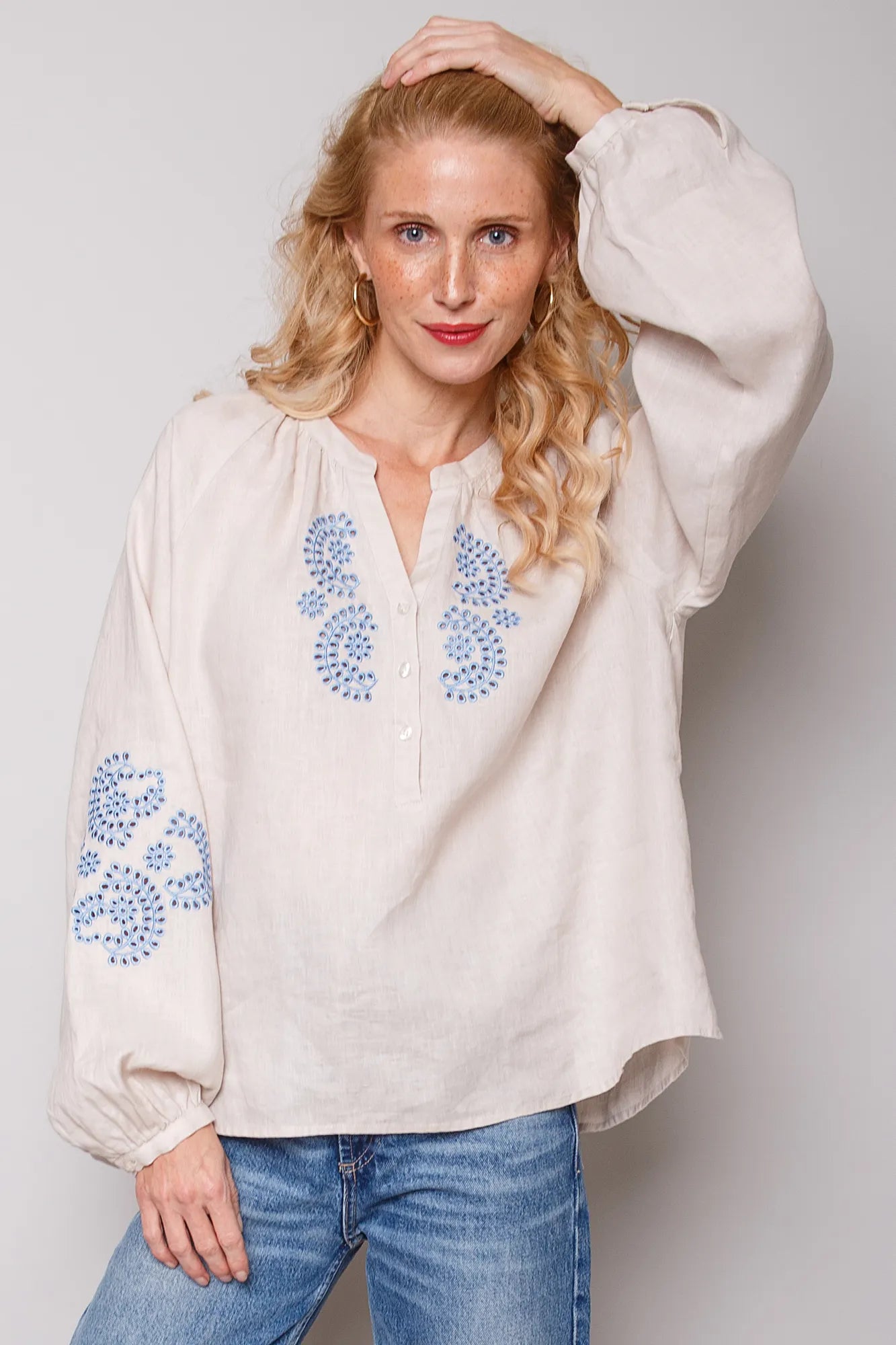 Emily Van den Bergh Damen Bluse