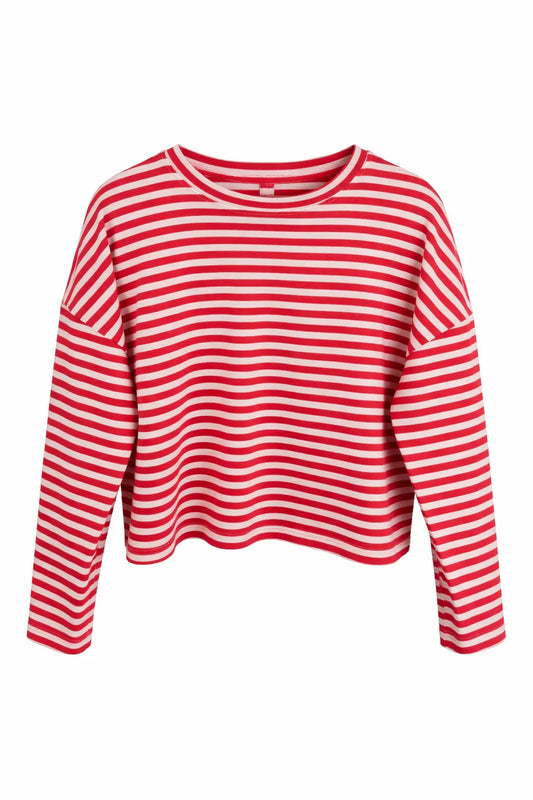 Larahutt – Larahutt Damen Light-Sweatpulli Ringel