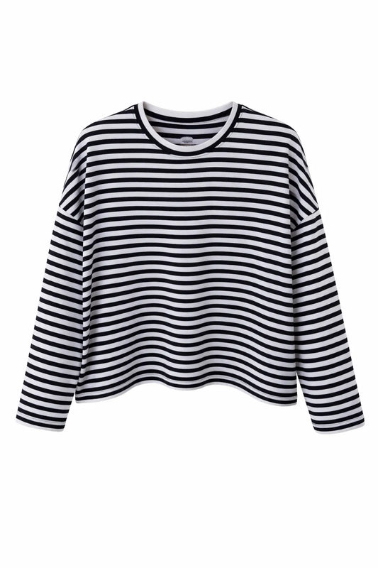 Larahutt – Larahutt Damen Light-Sweatpulli Ringel
