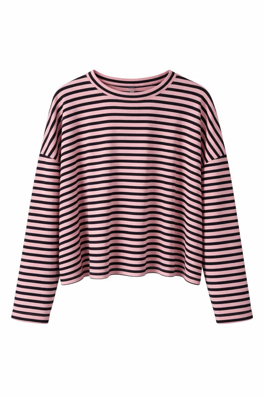 Larahutt – Larahutt Damen Light-Sweatpulli Ringel