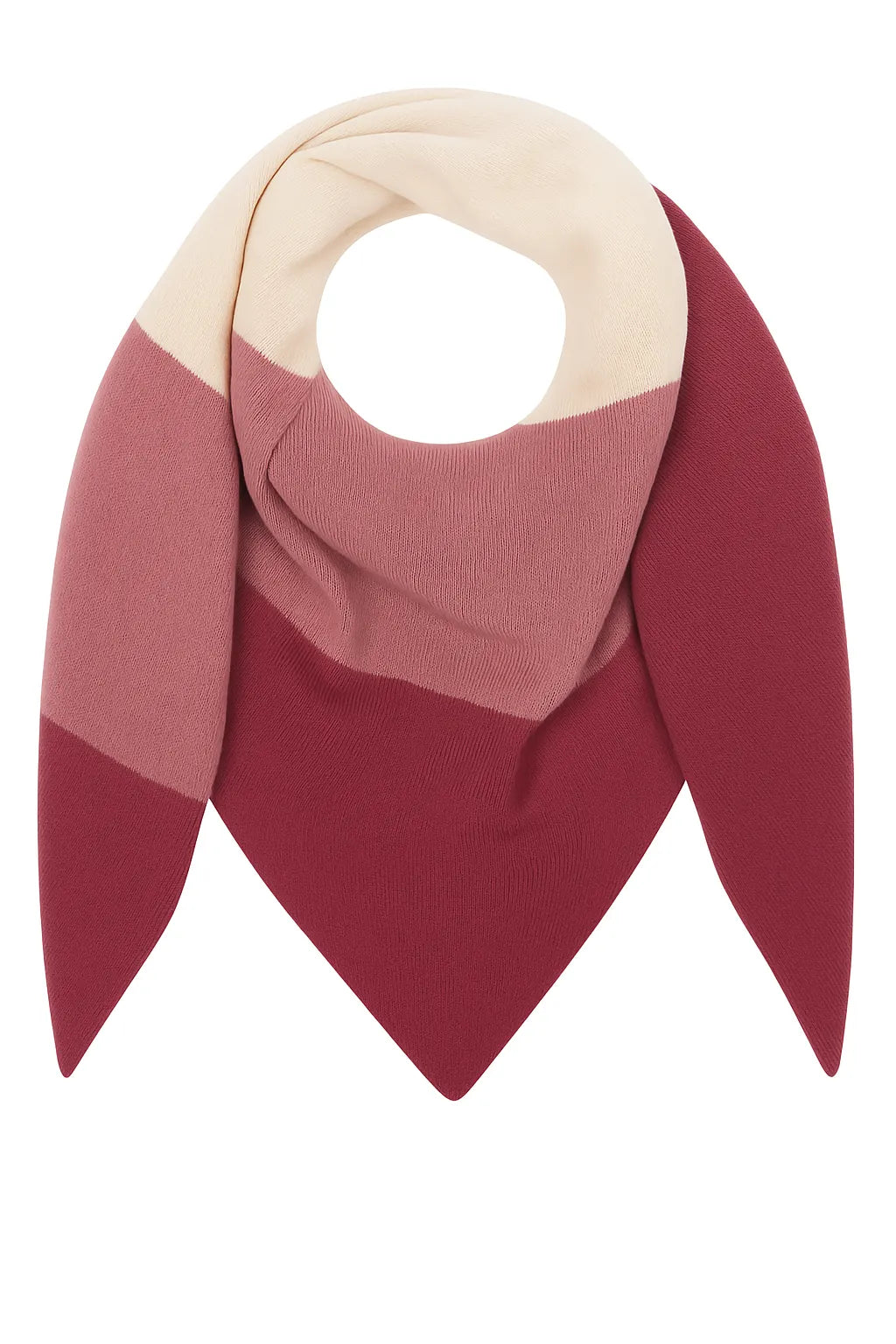 Kurt Kölln – Zwillingsherz Damen Dreieckstuch Cashmere Blockstreifen