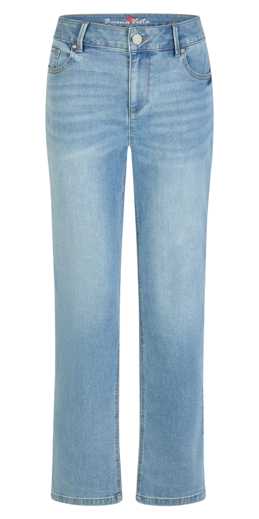 Buena Vista – Buena Vista Damen Jeans Stella-Zip straight stretch denim