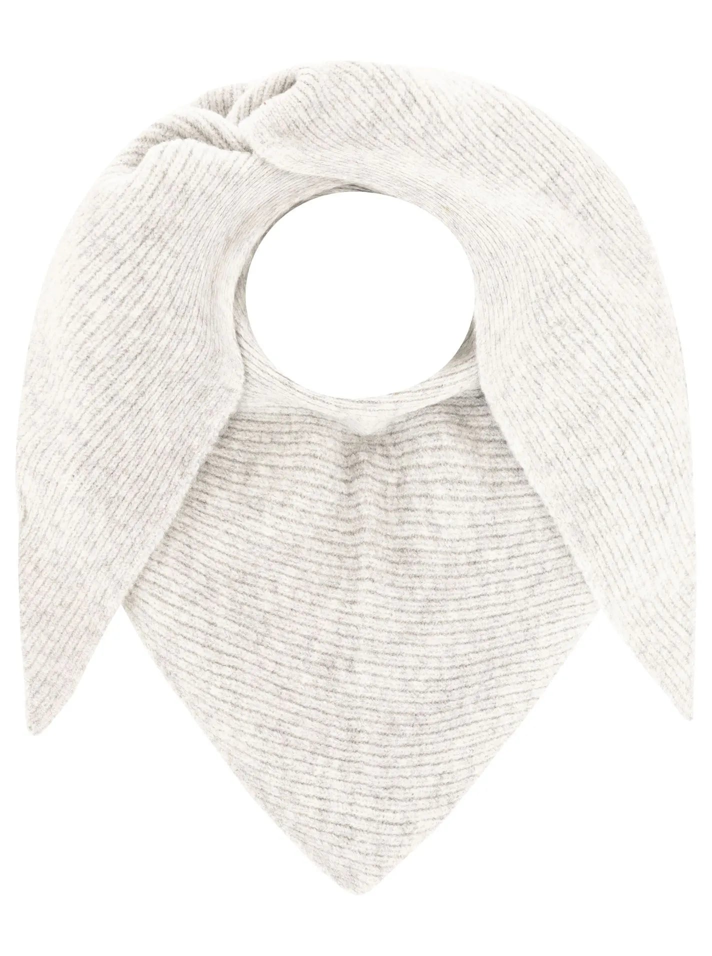 Kurt Kölln – Zwillingsherz Damen Schal Dreieckstuch Wollmix Rippe