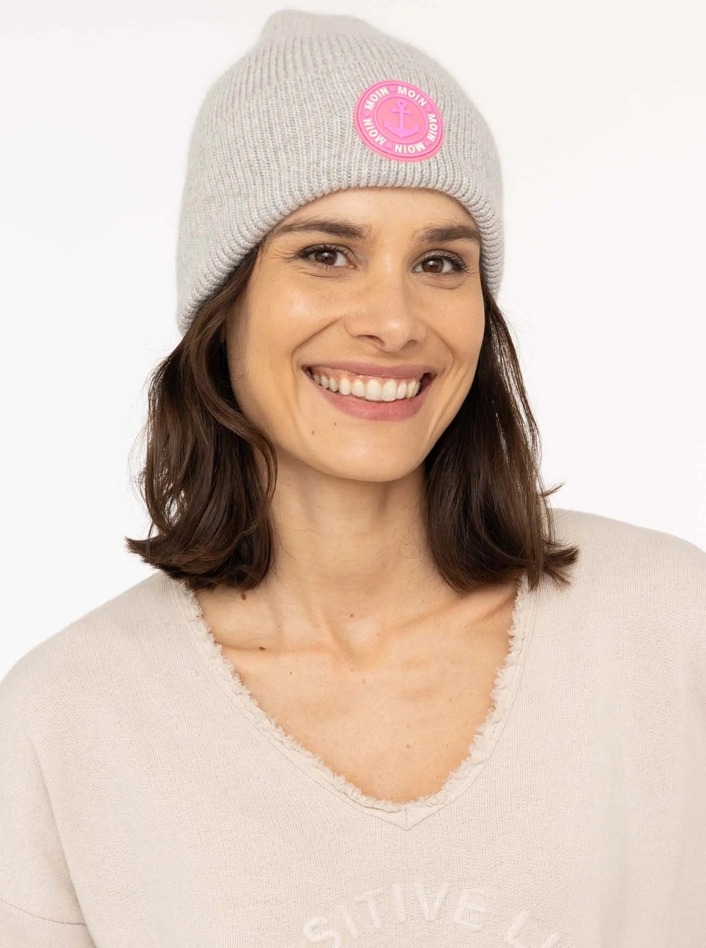 Kurt Kölln – Zwillingsherz Damen Umschlagmütze Moin Moin