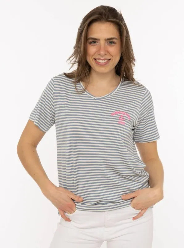 Kurt Kölln – Zwillingsherz Damen T-Shirt Streifen "Heimatgefühl"