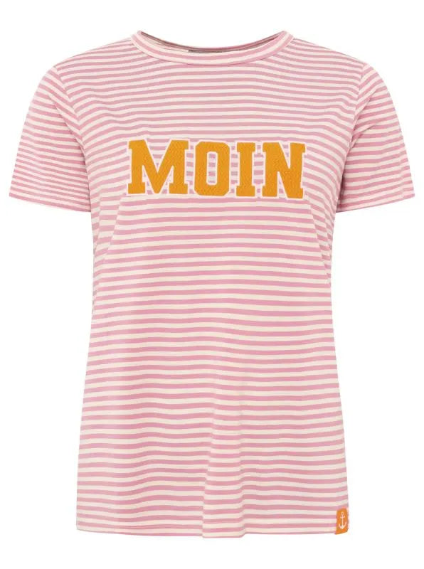 Kurt Kölln – Zwillingsherz Damen T-Shirt Streifen "Anker Moin"