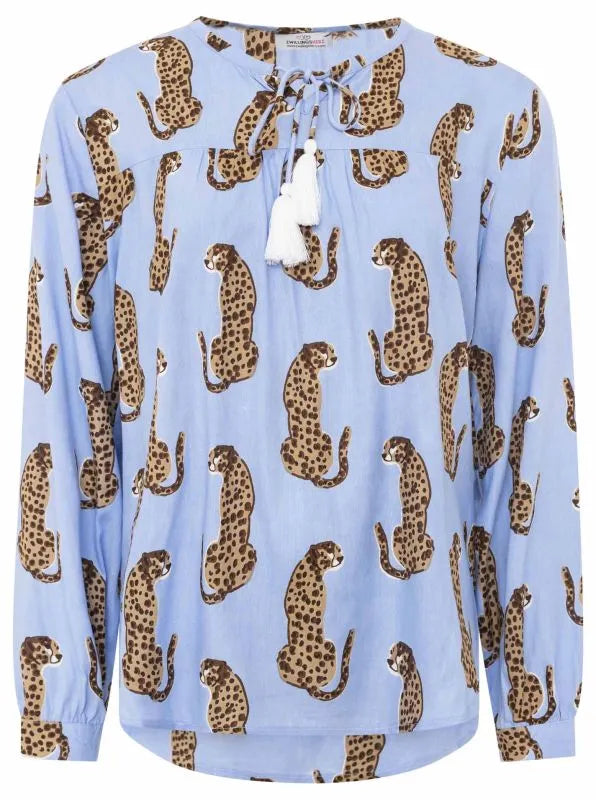 Kurt Kölln – Zwillingsherz Damen Bluse "Lovely Leopard"