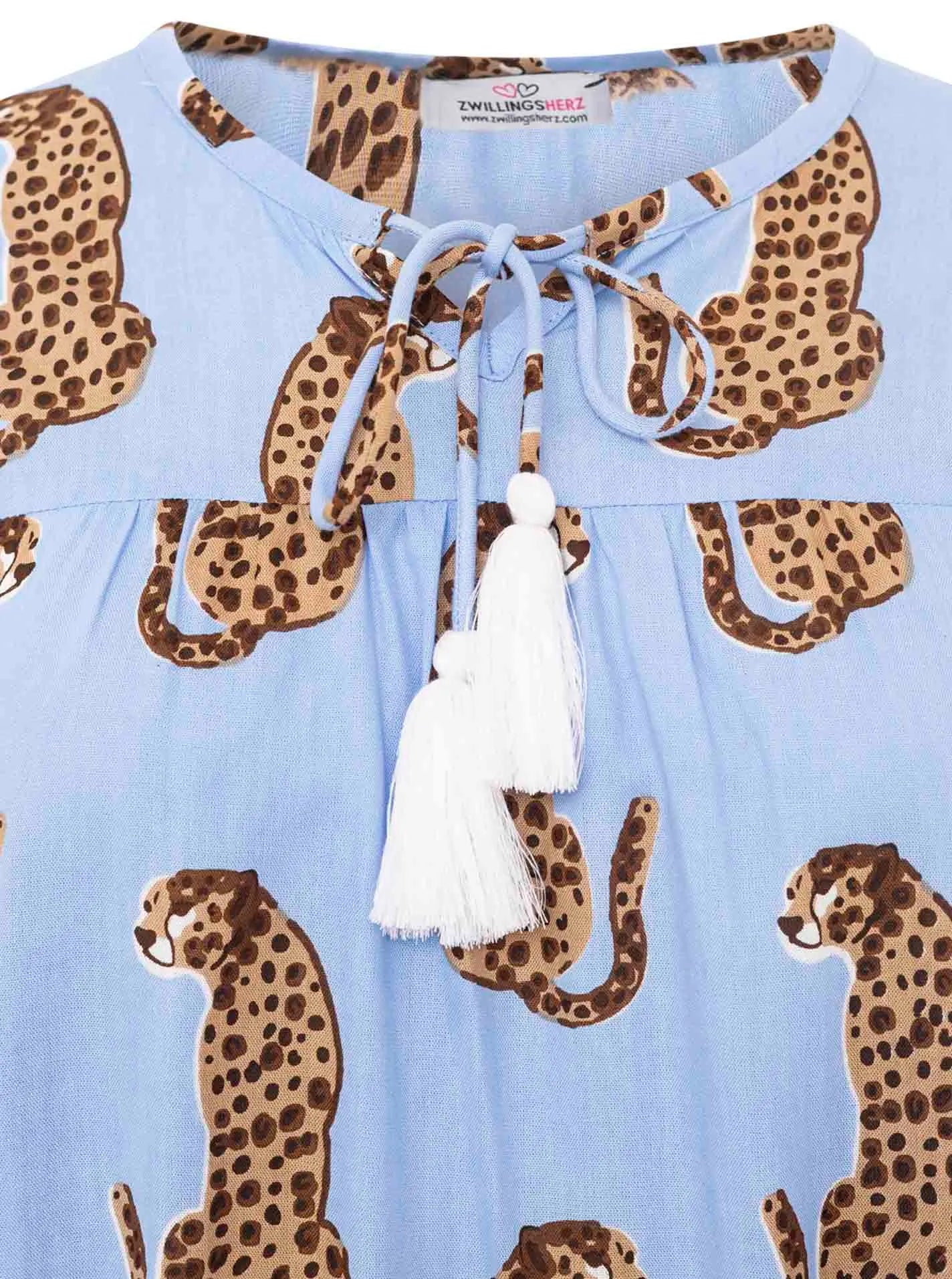 Kurt Kölln – Zwillingsherz Damen Bluse "Lovely Leopard"