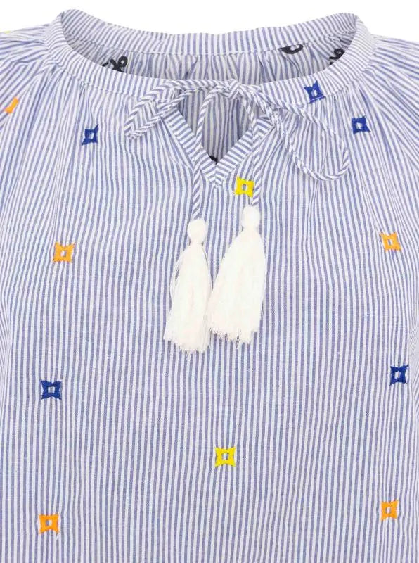Kurt Kölln – Zwillingsherz Damen Bluse Kurzarm "Stripe&Stitch"