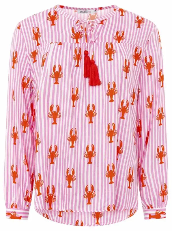 Kurt Kölln – Zwillingsherz Damen Bluse "Lobsters & Stripes"