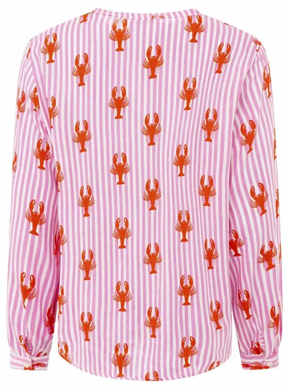 Kurt Kölln – Zwillingsherz Damen Bluse "Lobsters & Stripes"