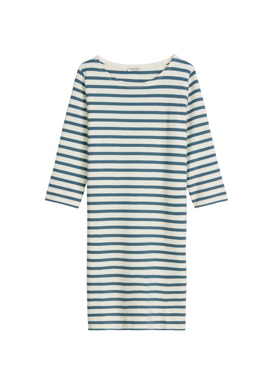 Marc O'Polo – Marc O'Polo Damen Gestreiftes Jerseykleid loose