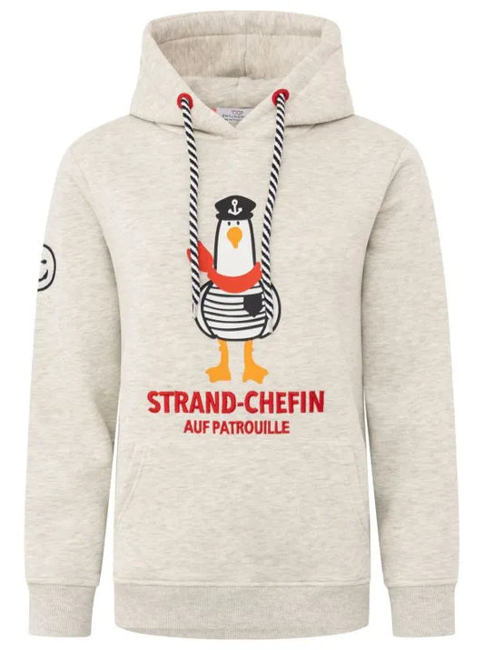 Kurt Kölln – Zwillingsherz Damen Hoodie Strand-Chefin