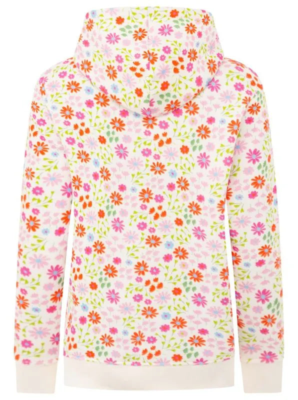Kurt Kölln – Zwillingsherz Damen Hoodie AOP Flower Happy Vibes