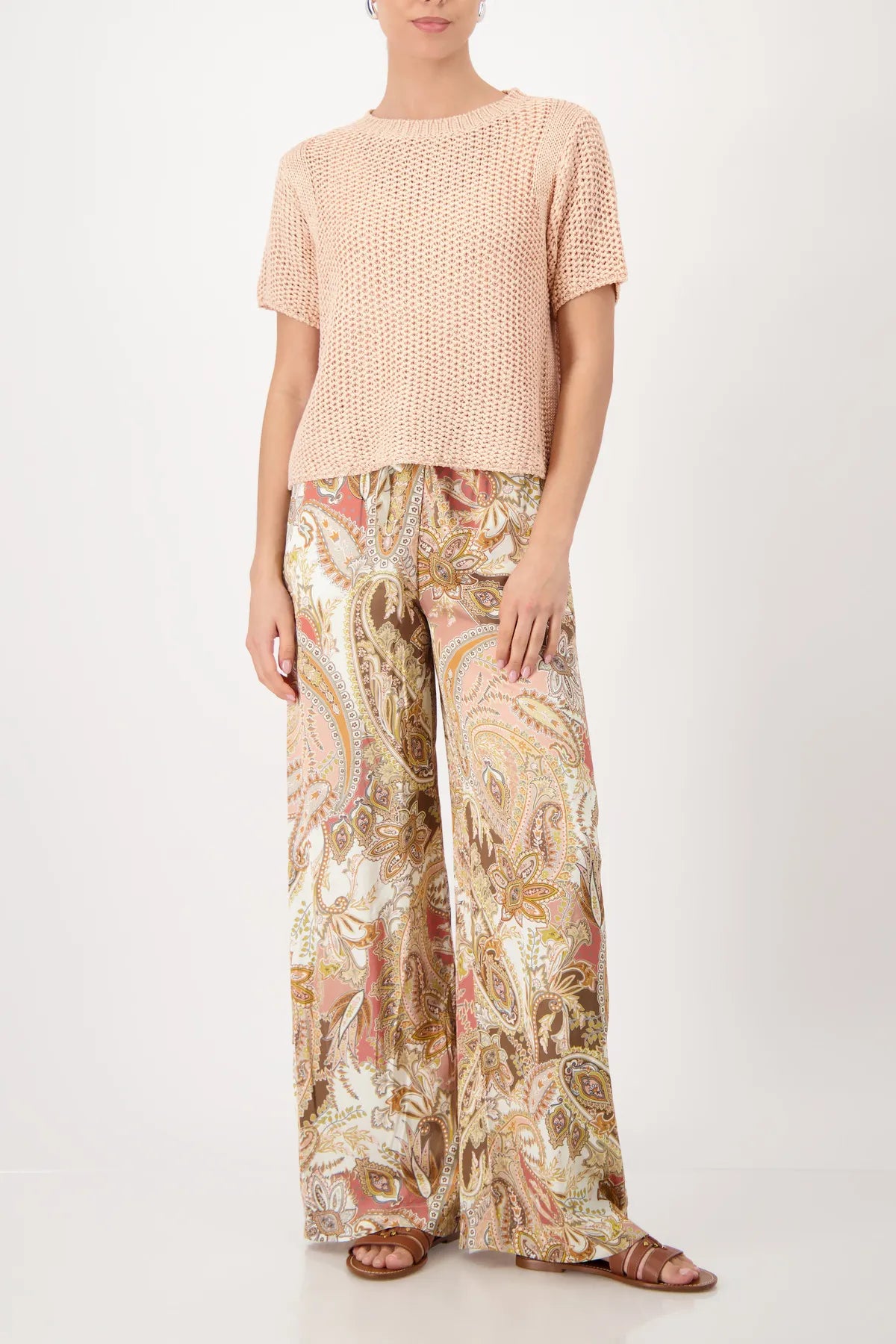 Monari – Monari Damen Kurzarmpullover