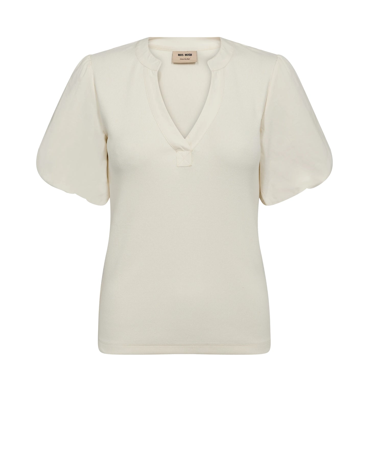 Mos Mosh – Mos Mosh Damen Shirt MMJada V-SS Puff Tee