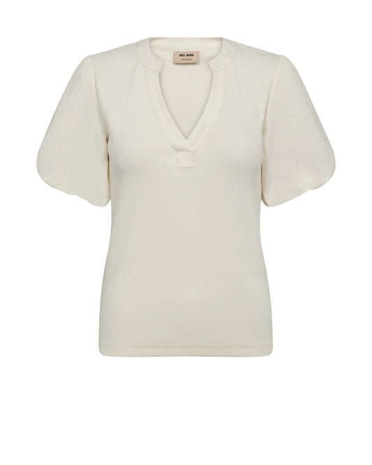 Mos Mosh – Mos Mosh Damen Shirt MMJada V-SS Puff Tee