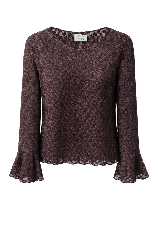 Coll64 – Spitzenshirt, Trompetenarm