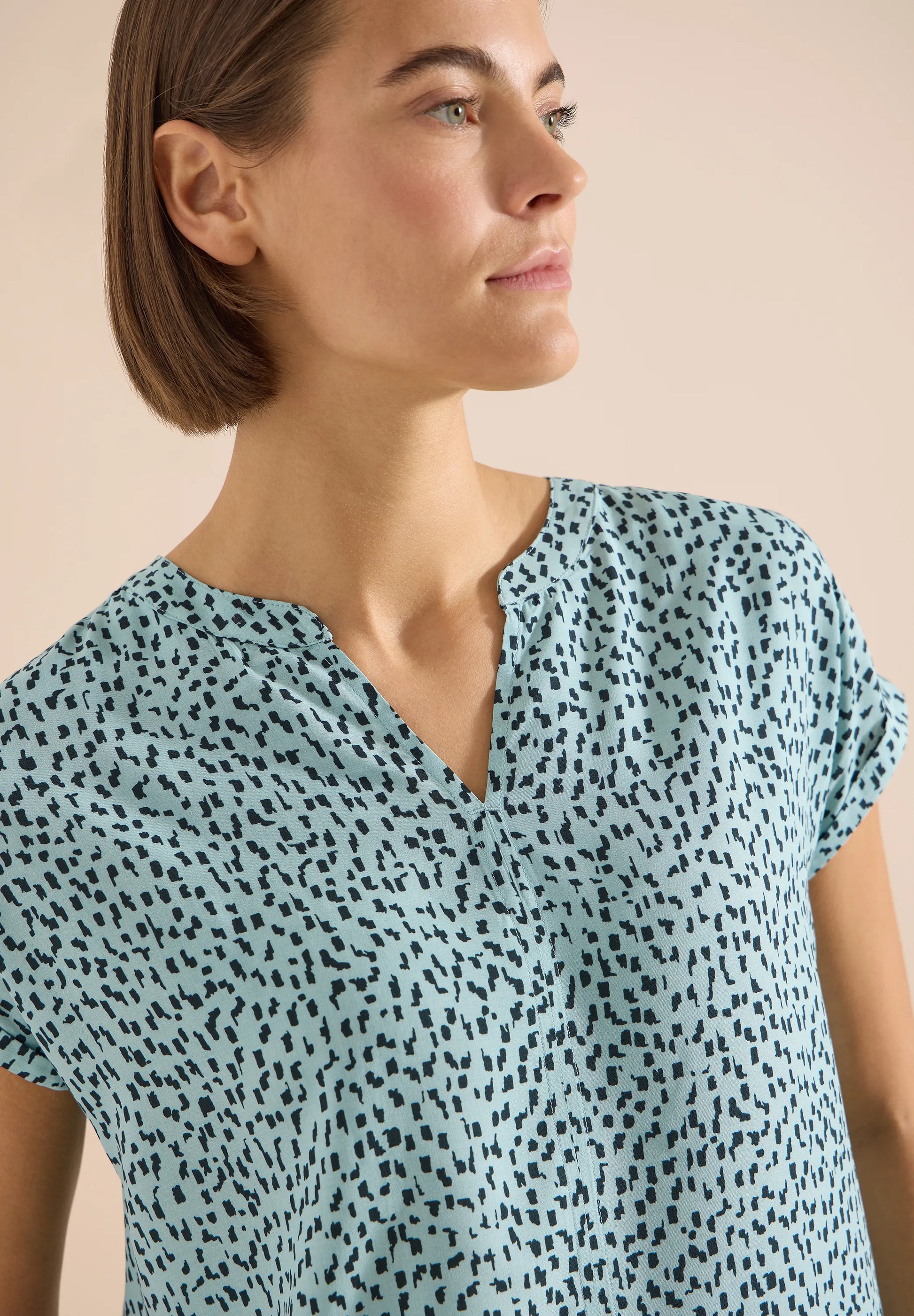 Cecil – Dropped Shoulder Bluse mit Print