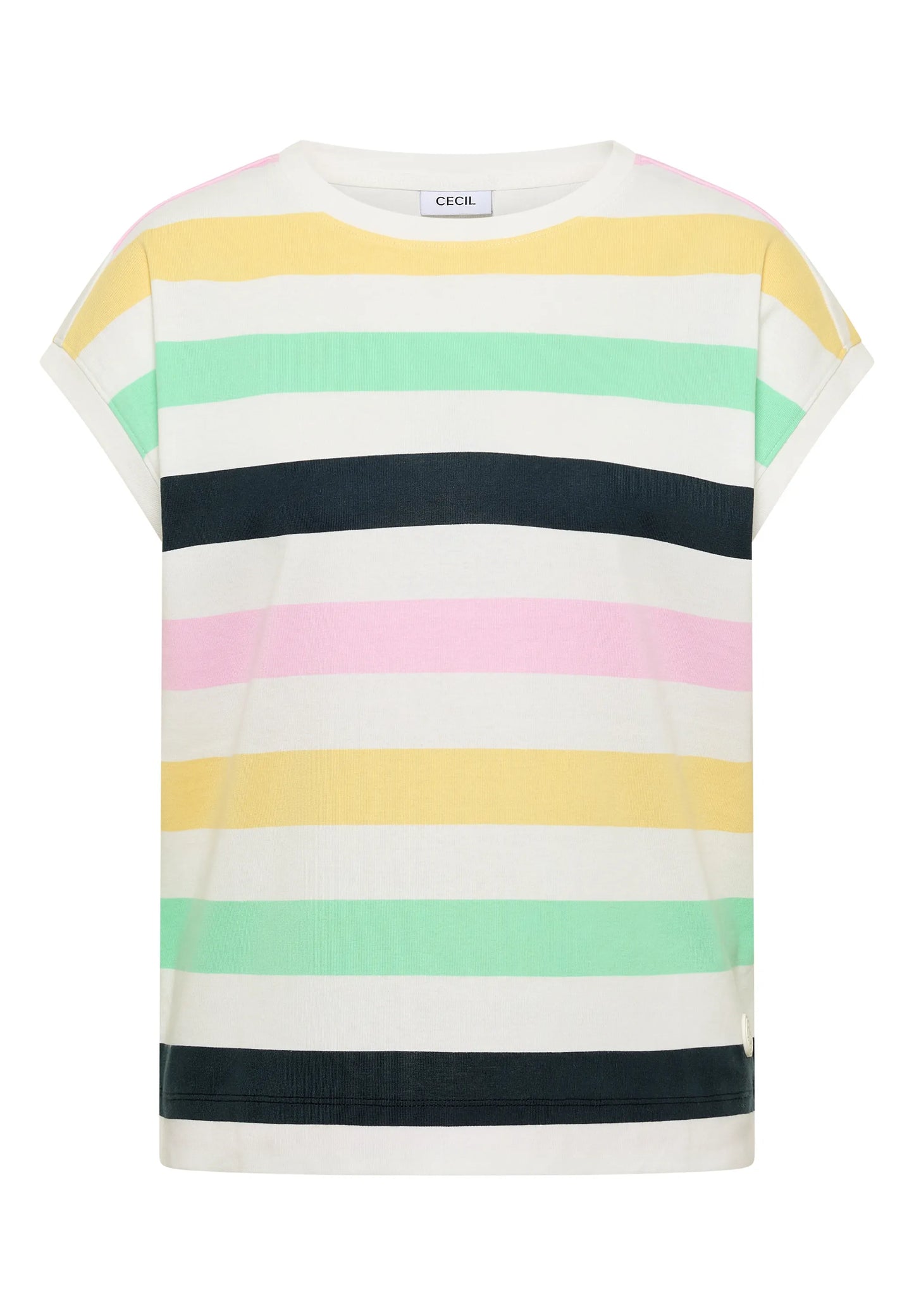 Cecil – T-Shirt mit Multicolor Streifen