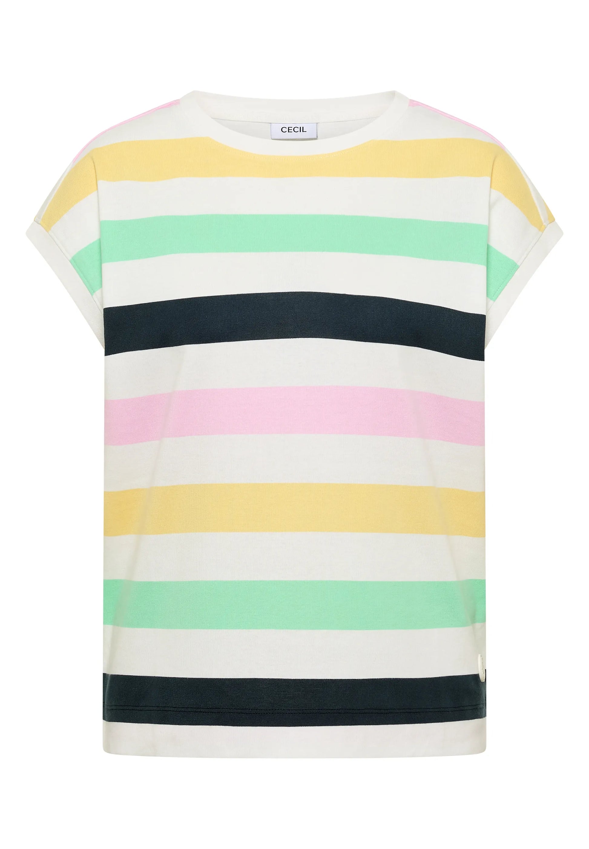 Cecil – T-Shirt mit Multicolor Streifen
